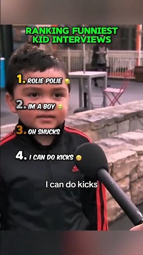 Ranking funniest kid interviews 😂 #interview #funny #tiktok