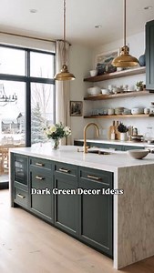 1.7K views · 655 reactions | Dark green decor ideas. I love dark...