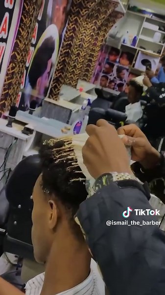 Hair Color Transformation at Mogadishu Barber Shop