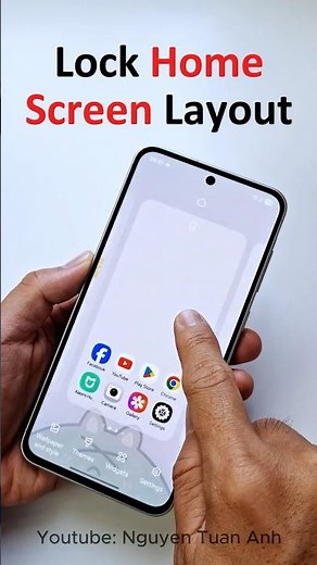 How to Lock Home screen layout on samsung