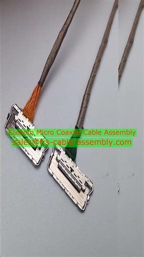 micro coaxial cable 36 AWG high flex Hirose micro coaxial cable for board-to-board connections micro