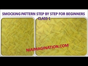 Smocking Pattern डिज़ाइन कैसे बनाते है step by step | for Beginners