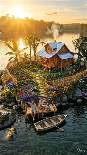 Abandoned Island to Paradise Cottage 🌴 #shorts #timelapse