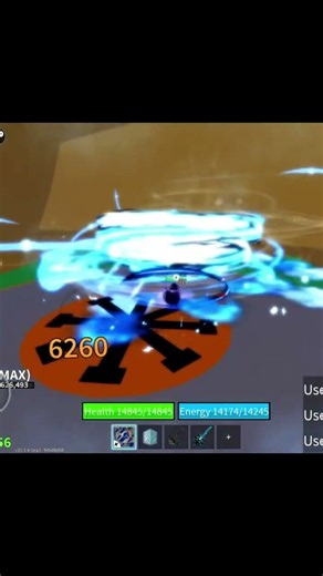 Check description for the combo| it’s sword and melee stats| good if your not laggy(im mobile