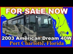 2003 Fleetwood American Coach American Dream 40W Used Class A Diesel Motorhome, Florida, Fort Myers