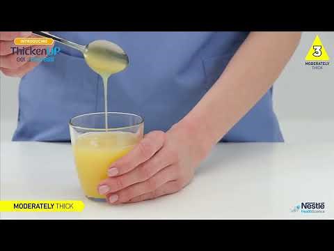 How to prepare Orange Juice with THICKENUP® Gel Express (IDDSI Level 3)