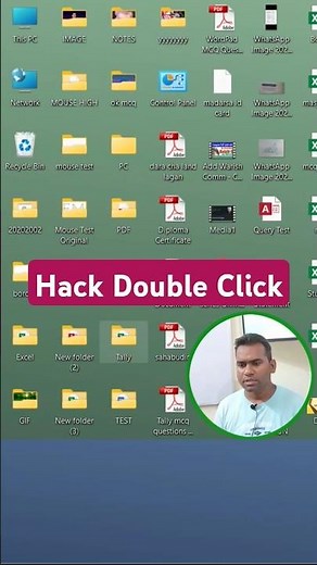 🔥🔥Hack Your Mouse Double-Click: Simple Trick Revealed! #computer #mouse