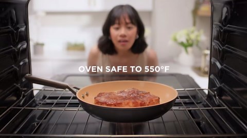 Ninja Pots and Pans Set Non Stick | Extended Life Select Ceramic Cookware Set | 10-Piece Nonstick | PFOA Free | Oven Safe to 350°F | Induction Compatible | CK89010BF