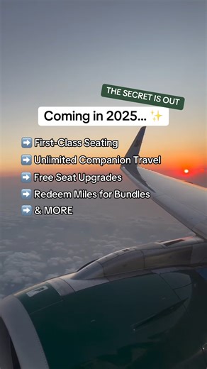 28K views · 203 reactions | The big news is out!  Frontier is soaring to new heights in 2025, delivering premium perks without the premium price tag. You can look forward to luxurious First-Class seating, complimentary seat upgrades, unlimited companion travel and enhanced rewards. ✨ Explore what’s new and discover how we’re redefining affordable luxury for you ➡️ https://www.flyfrontier.com/bignews | Frontier Airlines | Facebook