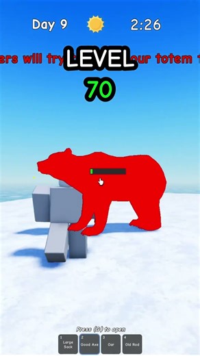 Level 1 vs Level 100 Monster in Raft 101 - Roblox