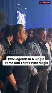 24K views · 244K reactions | When Salman Khan and Shah Rukh Khan share a single frame it becomes pure magic  The aura is unmatchable 朗 . . | India Forums | Facebook