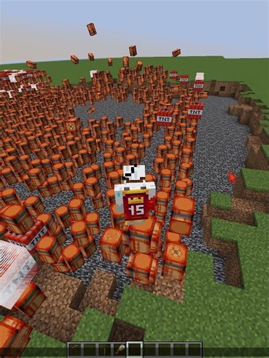 Making the biggest explosion in the Minecraft Create Mod!
