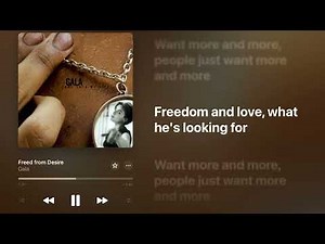 GALA ‘Freed From Desire’ Lyrics