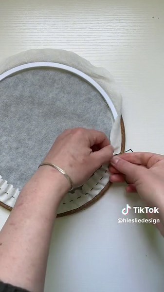DIY Embroidery Hoop Tutorial | Running Stitch for Photo Frames