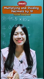 7.5K views · 169 reactions | Multiplying and Dividing Decimals by 10 #math #mathturorial #mathematics #mathtutor #mathhelp #mathisfun #mathschallenge #mathskills #multiplyingdecimals #dividingdecimals | Unang Math | Facebook