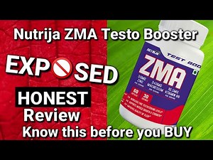 Nutrija ZMA Testosterone booster HONEST review ( with LAB TEST )