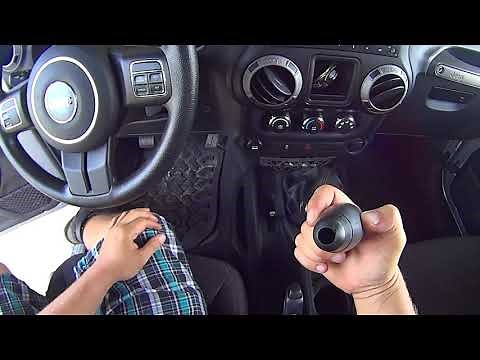 How To Quickly Remove Shift Knobs From Jeep JK Wrangler With Manual Transmission