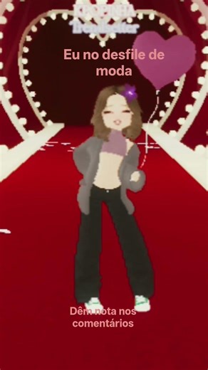 eu no desfile de moda #roblox