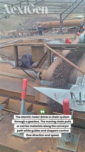 This Conveyor System is PURE GENIUS! Heavy Materials Move Automatically