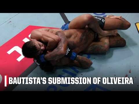 Mario Bautista’s submission win vs. Vinicius Oliveira from every angle 👀 | ESPN MMA