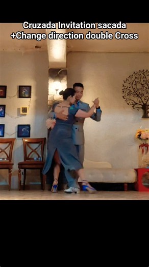 #인비테이션 사까다와 더블 크로스 #조이y라우 #발스레슨 #invitation sacada with double cross #vals lesson