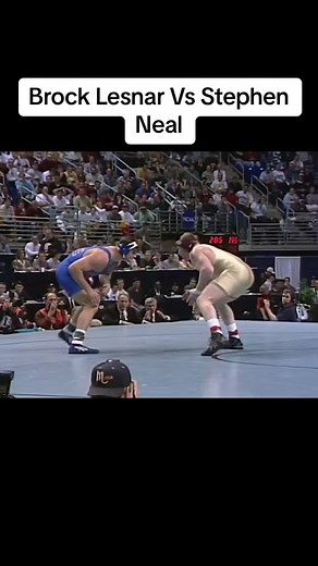 1999 285lb NCAA FINAL with two future stars, Brock Lesnar Vs Stephen Neal #fyp #brocklesnar #stephenneal #heavyweight #wrestling #ncaawrestling #ncaafinals