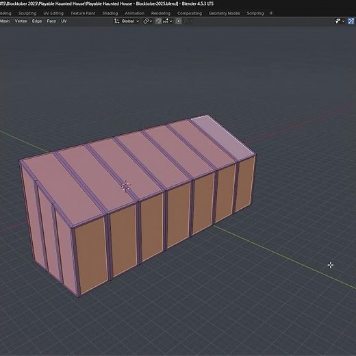 #Blocktober Week 02: Haunted House [Green House & Car Port]