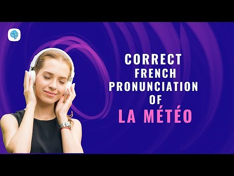 How to pronounce 'La météo' (Weather) in French? | French Pronunciation
