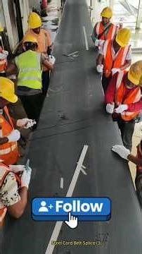 Unstoppable Engineering! ⚙️ Mastering Steel Cord Conveyor Belt Repair 🚀