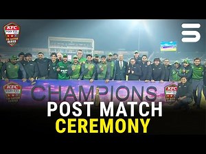 Post Match Ceremony | Pakistan vs Sri Lanka | The Final | Tri Nation Series | PCB | M3W1U