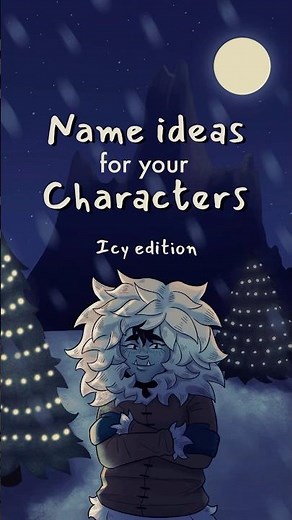 name ideas for your characters: icy edition 🌨️❄️#writing #originalcharacter #oc #ocs