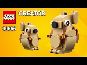 LEGO Squirrel (30666) from Creator Gift Animals Step-by-Step Building Instructions ‪@TopBrickBuilder‬