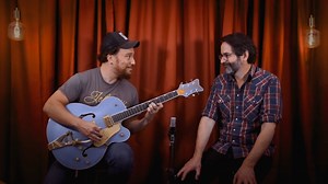 1.3K views · 27 reactions | We sit down with two killer Falcons from Gretsch Guitars. Check out the Pro Falcon in Cerulean Smoke and the Ltd Edition Black Falcon Junior.  https://www.acousticcentre.com.au/collections/gretsch | The Acoustic Centre | Facebook