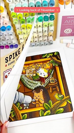 Looking Back at My Favorite Coloring Pages 🎨✨ Cozy & Relaxing Coloring Compilation