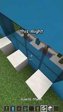 how to make a realistic mirror #minecraft ‪@night2fall‬