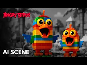 ANGRY BIRDS Anger Management Scene But it’s Reimagined by AI!