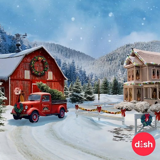 The Holidays are here with two new DISH Scapes! Relax with Country Christmas or feel the Christmas Joy in Santa’s Workshop. Join the Official DISH Scapes Facebook group for sneak peaks, behind the scenes and more. | DISH