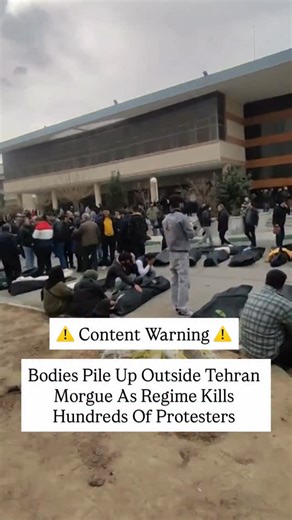 Mo News on Instagram: "The Iranian government is violently cracking down on nationwide anti-regime protests. U.S.-based human rights groups say more than 500 protesters have been killed and more than 10,000 people arrested as demonstrations stretch into a third week. State television channel IRIB Sunday broadcast footage of a large number of bodies in bodybags at the Kahrizak Forensic Medical Center, a morgue in South Tehran, describing them as victims of “rioters.” A human rights group that pos