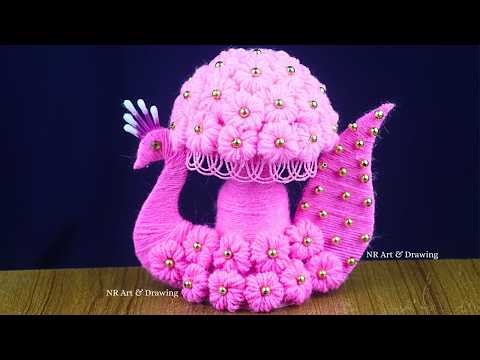 Brilliant Peacock Craft | Turning Waste Materials Into Stunning Home Decor