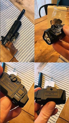 OLIGHT PLX Weapon Light on a Huben GK1 Airgun Pistol? Yup! 🔥🔥🔥