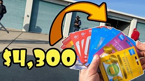 I love hoarder storage units. Escpecially when they hoard good stuff. She hoarded gift cards. First look into this $4,300 storage auction unit #storageauctionpirate #storage #money @lLocker Nuts | Storage Auction Pirate