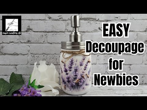 DIY Decoupage Mason Jars: A Step-by-Step Guide for Newbies