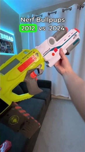 Nerf Bullpups 2012 vs 2024
