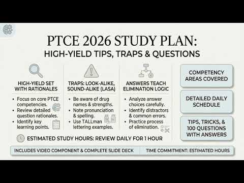 30 Day PTCE 2026 Bootcamp PTCB Exam Prep