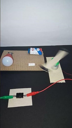 DIY Magnetic Switch Working Model: Reed Switch & DC Motor STEM Project!