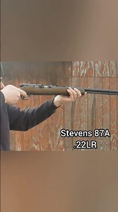 The Steven's 87A is an antique .22lr rifle #shooting #22lr #stevens87a #upstateny #plinking