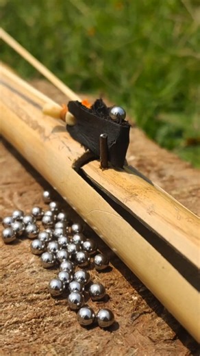 Create A Powerful Bamboo Slingshot Trigger #diy #bamboo #bambooart