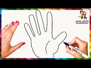 Wie Man Eine Hand Zeichnet Schritt Für Schritt ✋ Hand Zeichnen Leicht Gemacht