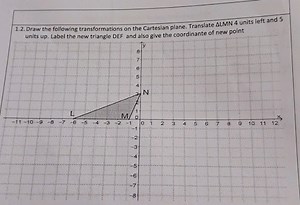 1.2. Draw the following transformations on the Cartesian plane.... | Filo