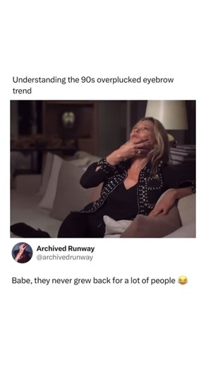 90’s or 00’s brows… we’ve all been there 😅 Those skinny little arches were trendy back then, but now? They can make your face look older and leave your brows struggling to bounce back. The good news? There is a way out! Sure, sometimes your old brows never fully return. But a softer, fuller shape can totally transform your look — and bring your brows into this decade. So why not hang around with me here to learn how? And be kind: SHARE this with a friend who needs to leave the 90’s behind! #Nin